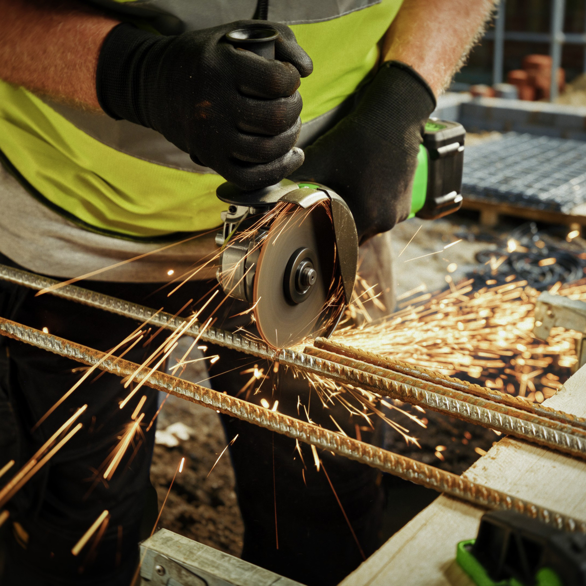 Rikä RK40 40V 115mm (4.5in) Cordless Braking Angle Grinder | Brushless Motor | Body Only